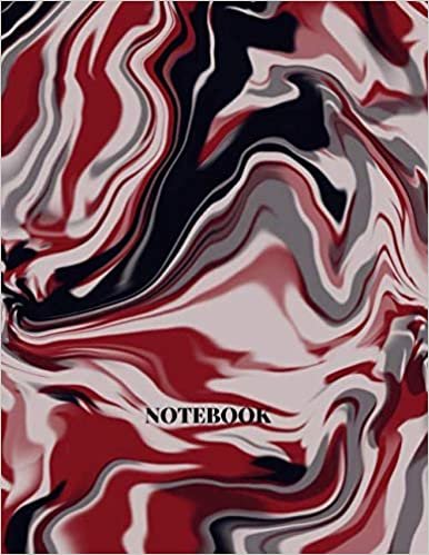 Notebook: Lined Notebook Journal | Marbled Paint Mix Cover Design | 120 Pages (8.5 x 11 inches) | Large Composition Book | Perfect Journal and ... for School, for College or for the Office.