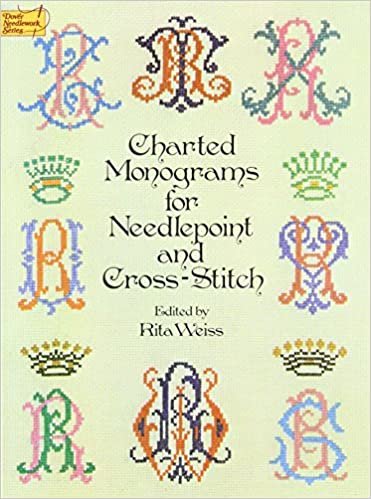 Charted Monograms for Needlepoint and Cross-stitch (Dover Needlework) (Dover Embroidery, Needlepoint) indir
