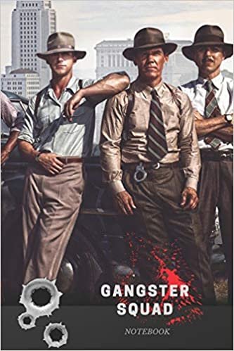 Notebook Gangster Squad: Mafia Journal with Bullet Hole in; Lined Art Diary for Men Boys Adults; Simple Cool Notebook for Student Study School; ... Gift Kids Children, New York Retro Planner indir