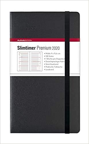 Slimtimer Premium Black 2020 - Taschenplaner indir