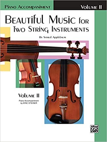 Beautiful Music for Two String Instruments, Bk 2: Piano Acc. indir