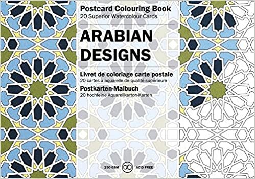 Arabian Designs: Postcard Colouring Book (Multilingual Edition): postcards colouring book (Postcard Colouring Books) indir