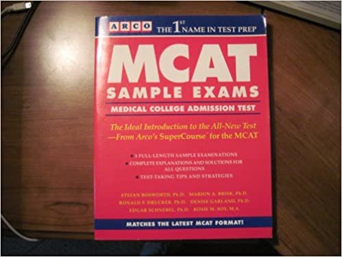 McAt Sample Exams (Arco Academic Test Preparation Series) indir