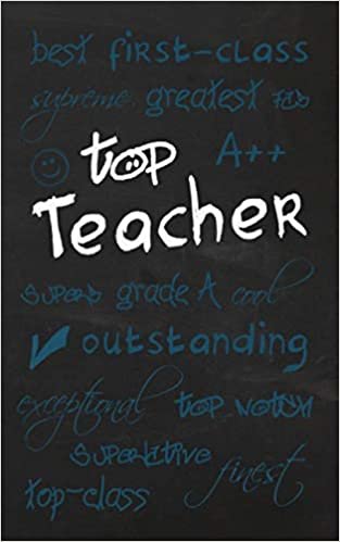 Top Teacher: Gifts for Teachers / Teachers Notebook / Present (Statement Series)