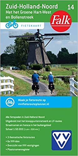 Zuidholland Noord 14 Cycle Map: Bollenstreek en Westland (Falkplan fietskaart, Band 14)