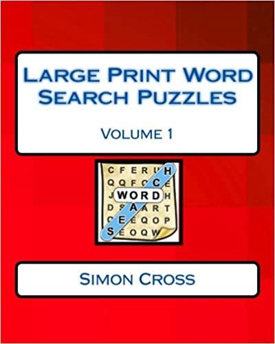 Large Print Word Search Puzzles Volume 1