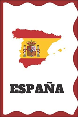 España: Cuaderno para llenar. 100 páginas a rayas. Regalo perfecto para los españoles y todos los amigos de España.