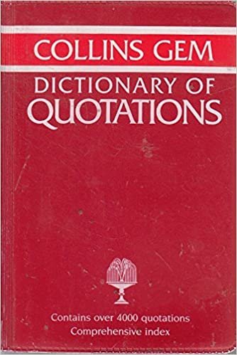 Dictionary of Quotations (Gem Dictionaries)