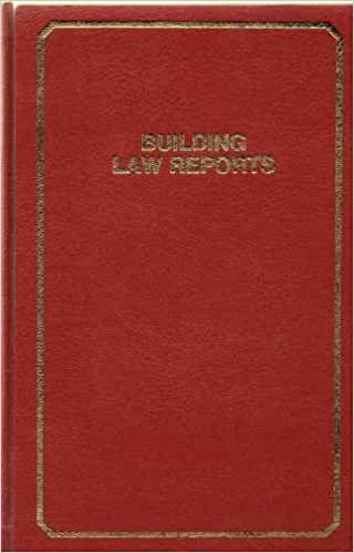 Building Law Reports: v. 30 indir