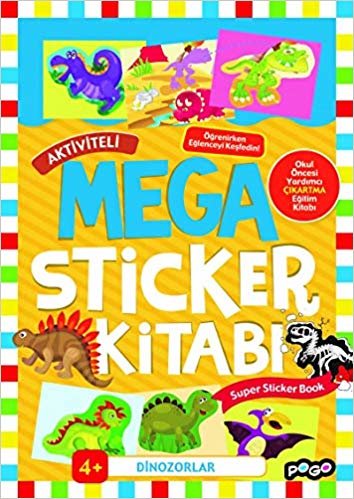 Aktiviteli Mega Sticker Kitabı - Dinozorlar