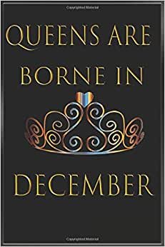 Queens are Born in December Notebook Journal a great gift for a December birthday: This super lux mini velvet journal is the perfect gift to propose ... 6 x 9, these 365 page journals notebook
