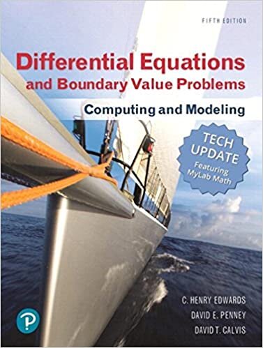 Differential Equations and Boundary Value Problems: Computing and Modeling Tech Update, Books a la Carte, and Mylab Math with Pearson Etext -- 24-Month Access Card Package