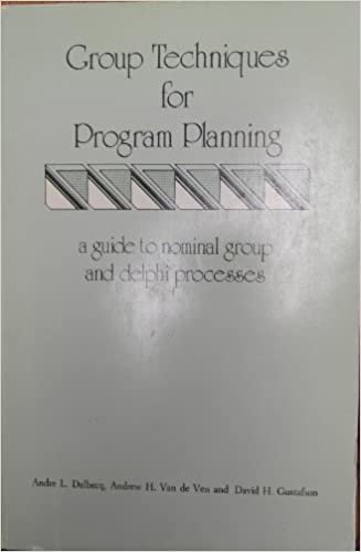 Group Techniques for Programme Planning (Management applications)