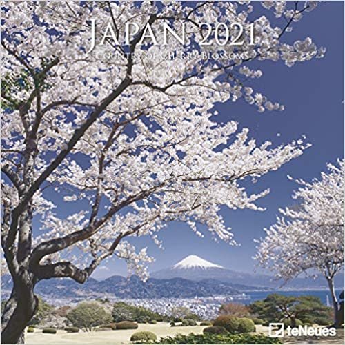 Japan 2021 - Wand-Kalender - Broschüren-Kalender - 30x30 - 30x60 geöffnet - Reise-Kalender: Country of Cherry Blossoms