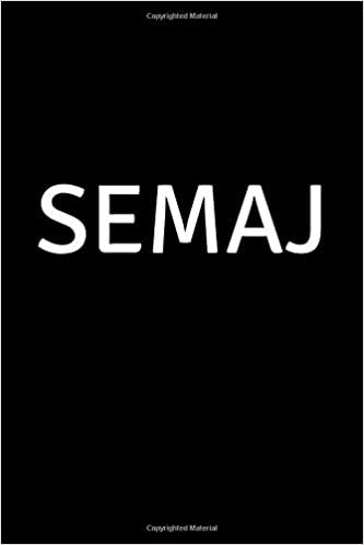 Semaj: Personalized Notebook - Simple Gift for Man/Boyfriend/Boss named Semaj Journal Diary (110 Pages, Blank, Lined 6 x 9 inches) (Names, Band 1212) indir