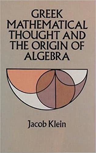 GREEK MATHEMATICAL THOUGHT & T (Dover Books on Mathematics)