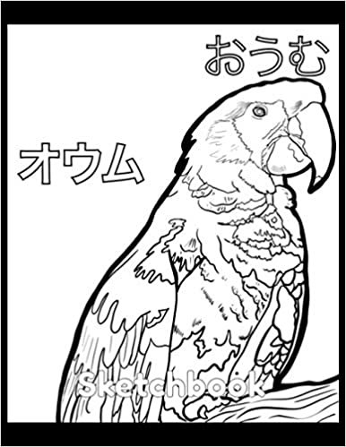 Sketchbook: Japanese Animal Hiragana Kanji