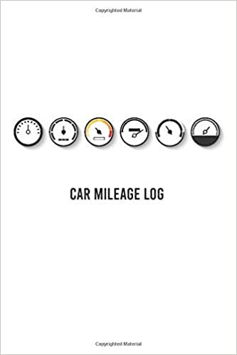 car mileage log: 100 page for record vehicle auto mileage logbook car usages tracker auto journal notebook log book for car expense taxes or business size 6x9 inches (vol:1)