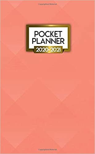 2020-2021 Pocket Planner: Cute Two-Year (24 Months) Monthly Pocket Planner & Agenda | 2 Year Organizer with Phone Book, Password Log & Notebook | NIfty Coral & Geometric Print indir
