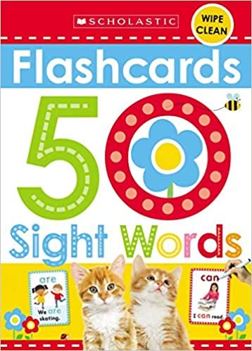 50 Sight Words Flashcards: Scholastic Early Learners (Flashcards) indir