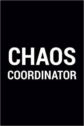 Chaos Coordinator (Black): Discreet Password Book With Alphabetical Categories For Women, Men, Seniors | Simple Internet Password Log Book With Page Numbers For Forgetful People (Password Notebooks)