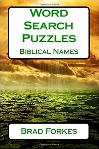 Word Search Puzzles: Biblical Names