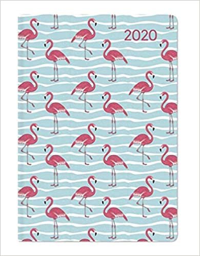 Ladytimer Mini Flamingo 2020 - Taschenplaner - Taschenkalender (8 x 11,5) - Weekly - 144 Seiten - Notizbuch - Terminplaner