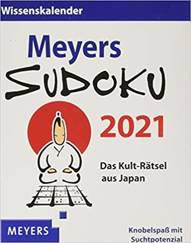 Meyers Sudoku 2021 - Tagesabreißkalender zum Aufstellen oder Aufhängen - Tischkalender - tägliche Herausforderung für alle Sudoku Fans - Format 11 x 14 cm indir