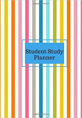 Student Study Planner: Colorful Stripes, Ultimate Academic Organizer with Study Times, Homework Monitor, Grades Tracker, Manage Revision, Assignment ... Paperback (Education, Band 1): Volume 1 indir