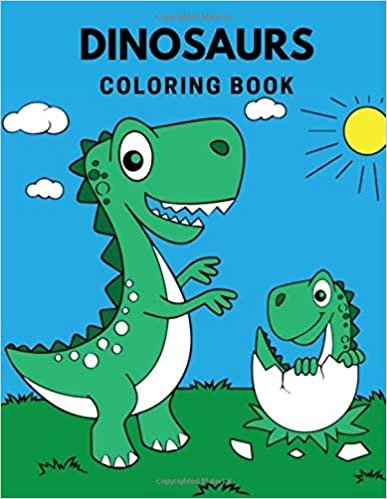 dinosaurs coloring book: This coloring book is perfect for all dinosaur lovers!