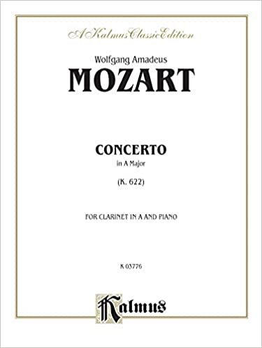 Concerto, K. 622 (Orch.): Part(s) (Kalmus Edition) indir