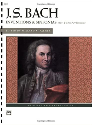 Bach -- Inventions & Sinfonias: Two- & Three-Part Inventions, Comb Bound Book (Alfred Masterwork Editions) indir