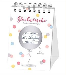 Rubbel-Tischkalender "Glückwünsche" nicht jahresgebunden indir