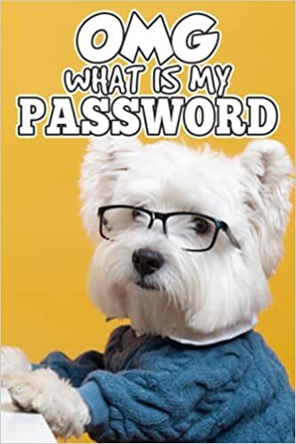 OMG What is my Password? Alphabetical Tabs Password Logbook: Internet Password Logbook [6"x9"] with Letter guides every Page. (The Best and Password book Layout) - Cute Dog Theme 10