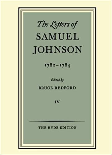 Letters of Samuel Johnson: 1782-1784 Vol 4