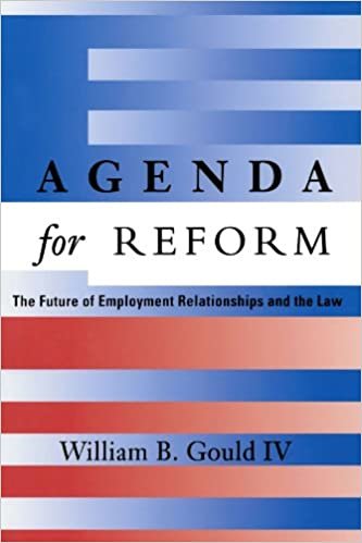 Agenda for Reform (MIT Press): The Future of Employment Relationships and the Law (The MIT Press) indir