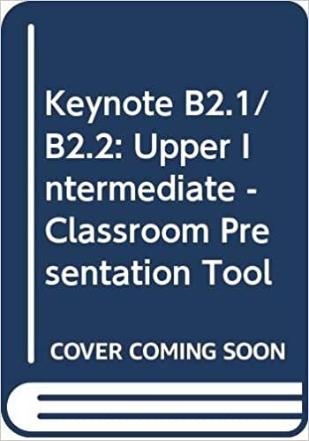 Keynote - B2.1/B2.2: Upper Intermediate: Classroom Presentation Tool (Neubearbeitung) indir