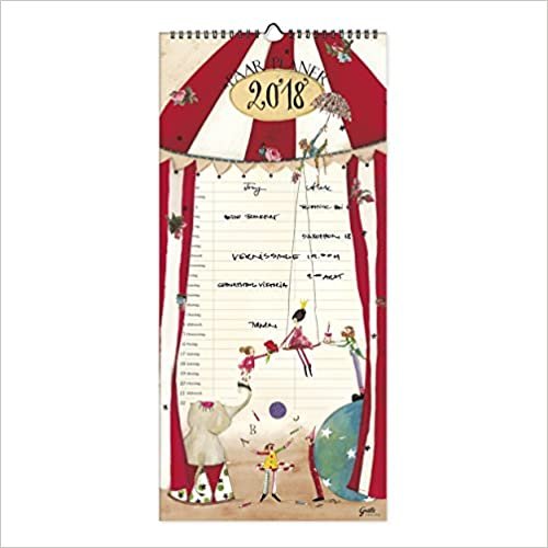 Paarplaner 2018 aus dem Grätz Verlag, zweispaltig, mit Illustrationen von Silke Leffler