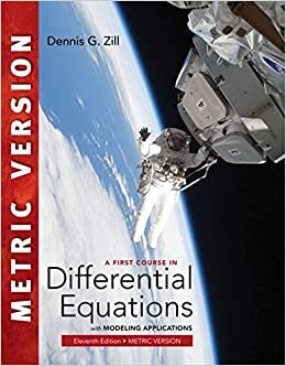 A First Course in Differential Equations with Modeling Applications, International Metric Edition indir
