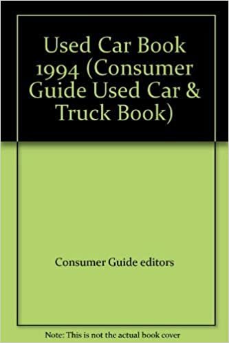 Used Car Book 1994 (Consumer Guide Used Car & Truck Book)