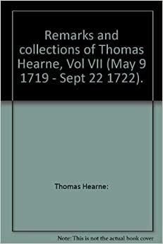 Remarks and Collections - Volume 7: 48