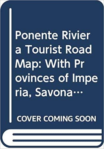 Ponente Riviera Tourist Road Map: With Provinces of Imperia, Savona, Genova indir