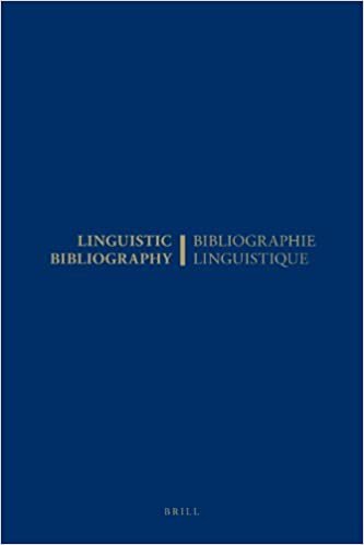 Bibliographie linguistique de l'année 1987/Linguistic Bibliography for the Year 1987: et complément des années précédentes/ and supplement for previous years