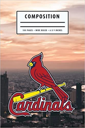 Weekly Planner Composition : St Louis Cardinals Notebook- To My Baseball Son , To My Baseball Dad - Baseball Notebook #17