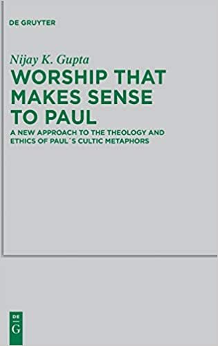 Worship that Makes Sense to Paul: A New Approach to the Theology and Ethics of Paul's Cultic Metaphors (Beihefte zur Zeitschrift für die neutestamentliche Wissenschaft, Band 175)