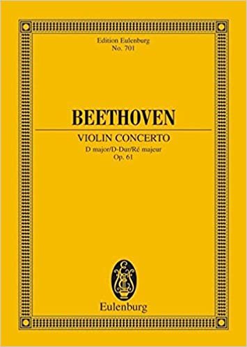 Violin concerto D major op. 61