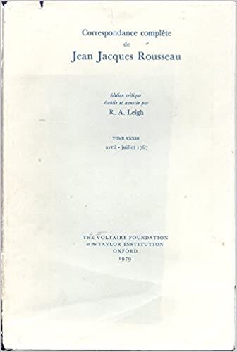 Correspondance Complete De Rousseau: T.33: 1767, Lettres 5806-5999: In French: Vol 33 (Correspondence Complete De Rousseau) indir