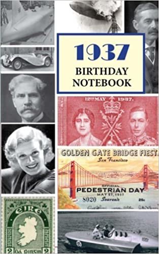 1937 Birthday Notebook: a great alternative to a birthday card