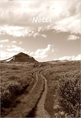 Mini Notitzbuch - "Notes" - Der Weg: ca. A6 - liniert