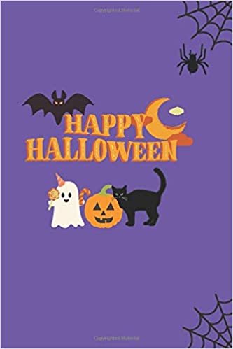 Happy Halloween: This lined journal or notebook makes a Perfect Funny gift for Birthdays for your best friend or close associate | Glitter Simple Book